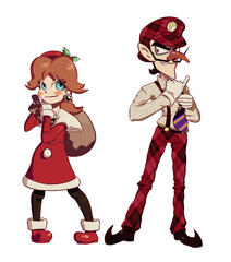 Daisy and Waluigi Christmas